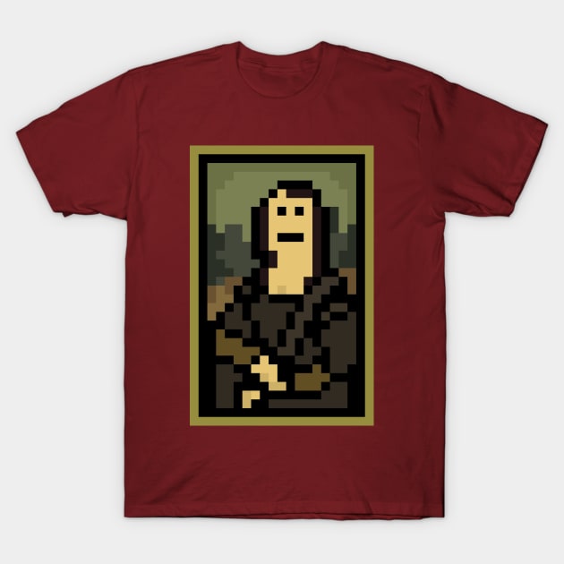 Mona Pixel T-Shirt by basklein